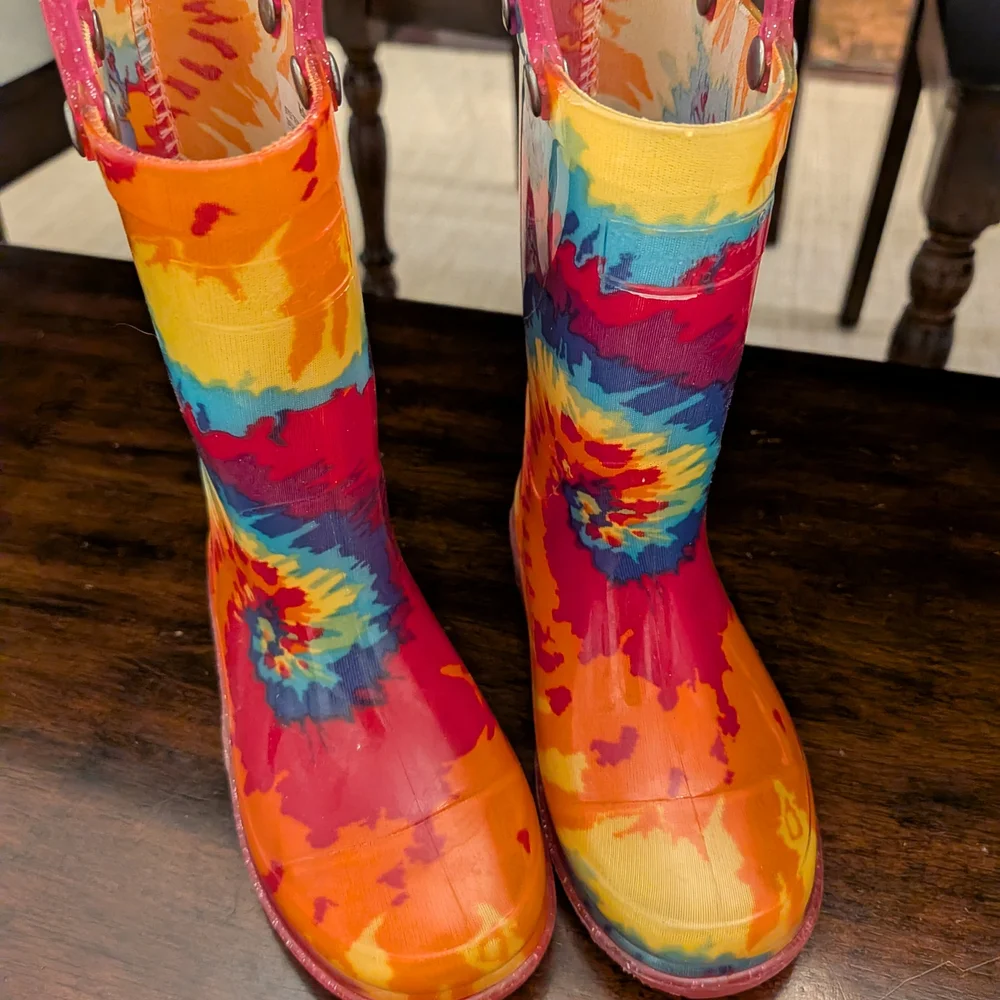 Western Chief Tie-Dye Multi-Color Rain Boots